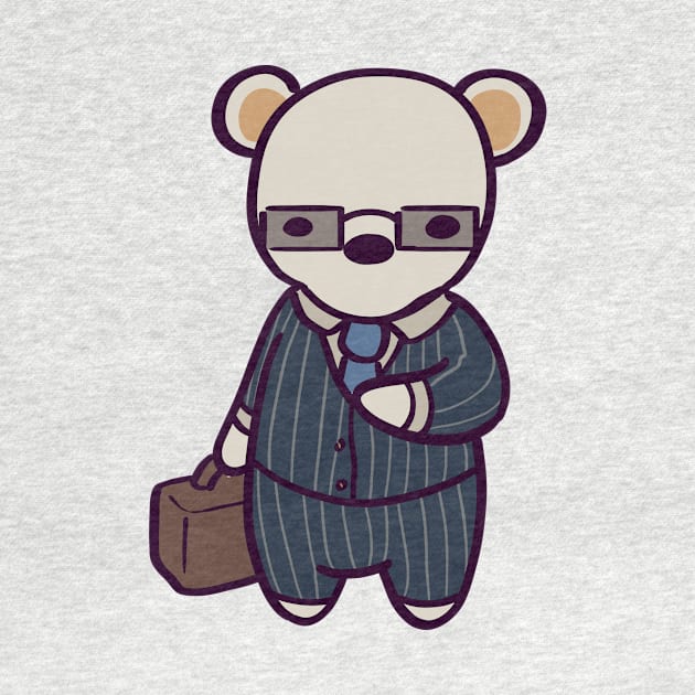 Polar Bear Businessman by ThumboArtBumbo